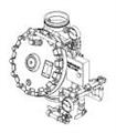 Model J Straight Through Flow Control Valve Vertical Conventional Trim Chart, 6" (150 mm)