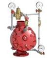 Model B-1 Pilot Operated Pressure Regulating Valve, Straight Through, Galvanized Trim